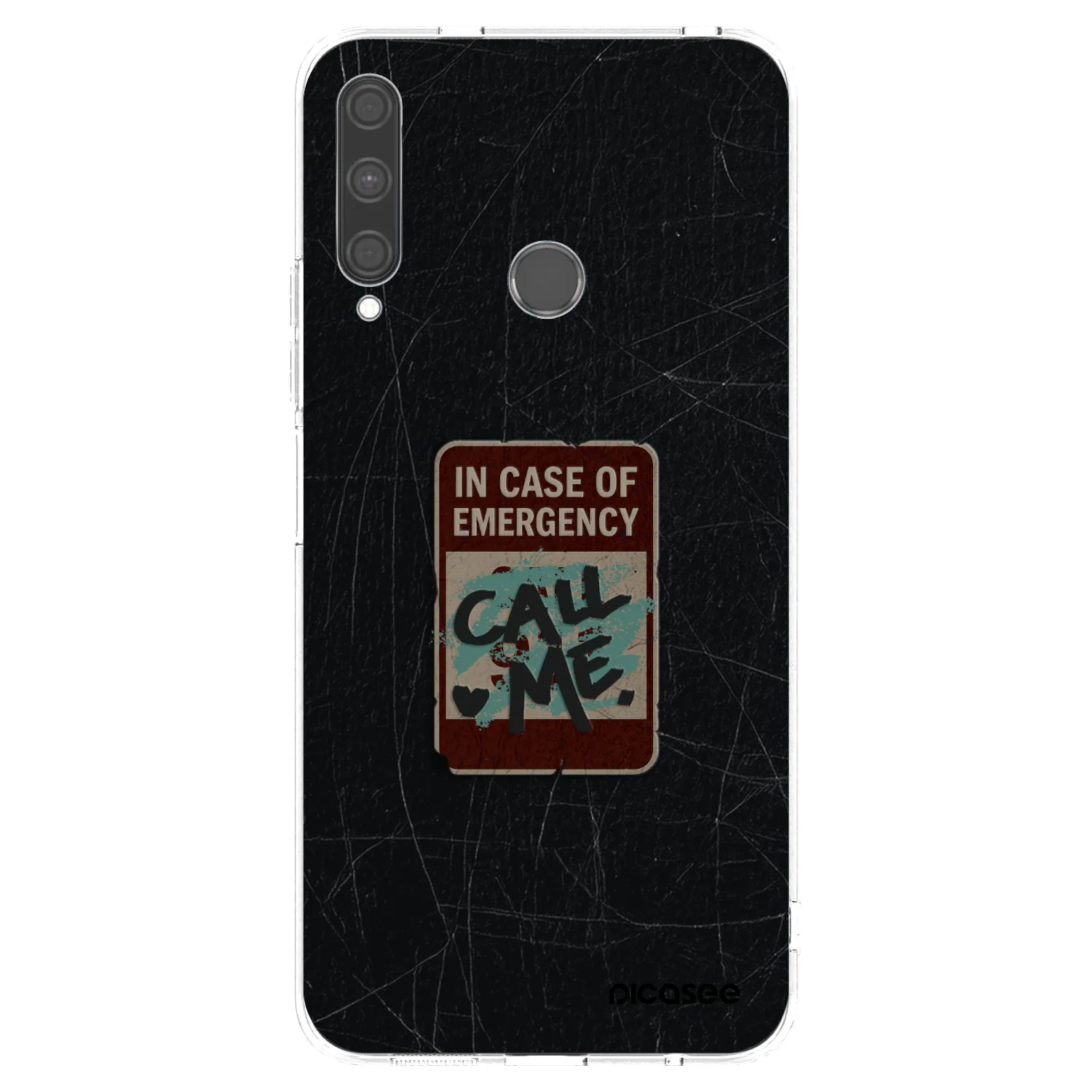 Picasee silikónový prehľadný obal pre Huawei P40 Lite E - EMERGENCY