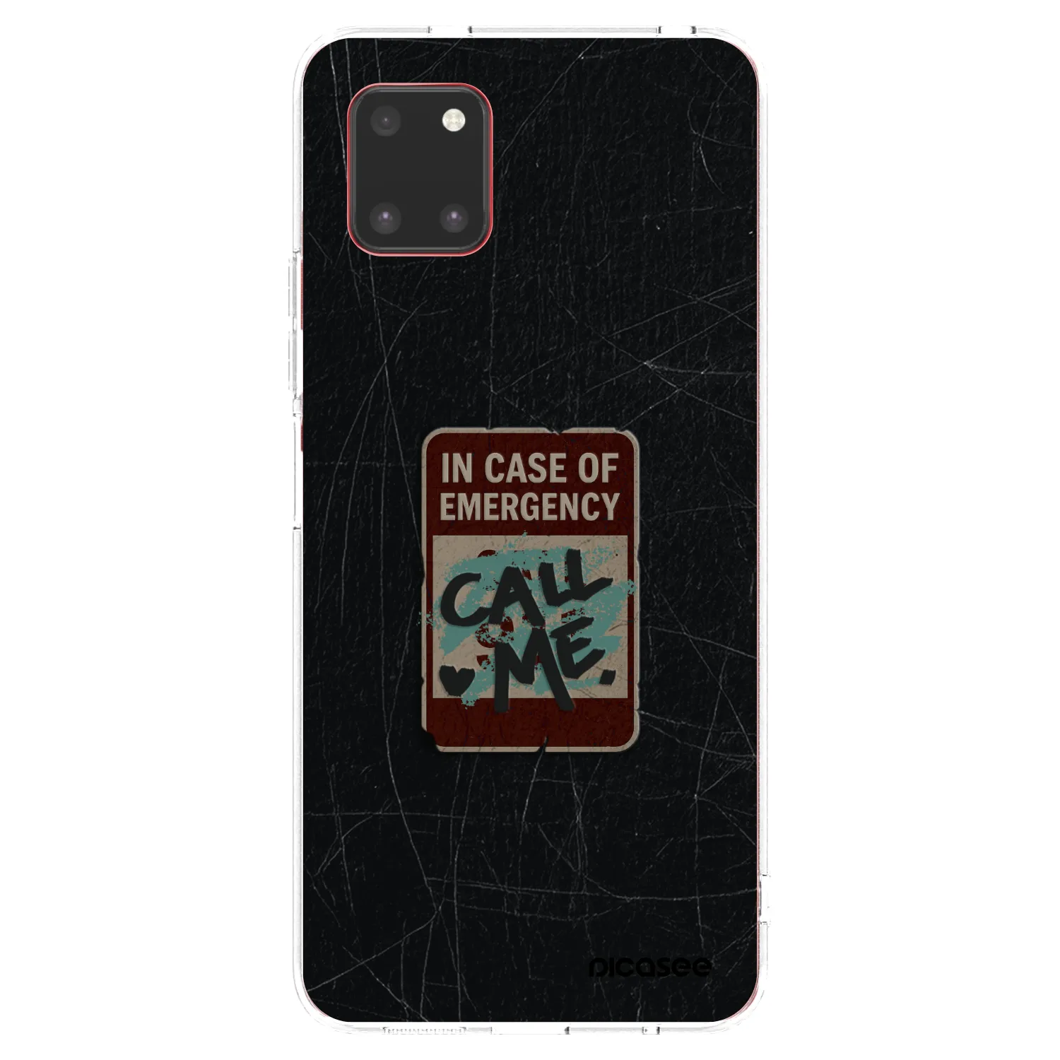 Picasee silikónový prehľadný obal pre Samsung Galaxy Note 10 Lite N770F - EMERGENCY