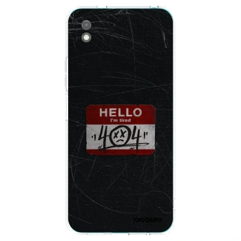 Picasee silikónový čierny obal pre Xiaomi Redmi 9A - HELLO 404