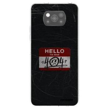 Picasee silikónový čierny obal pre Xiaomi Poco X3 - HELLO 404