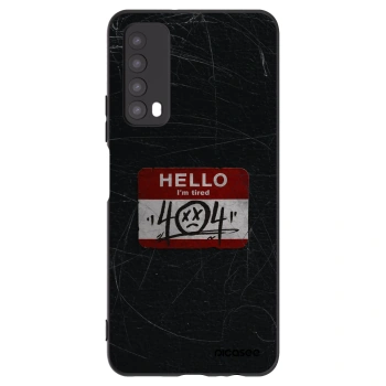 Picasee silikónový čierny obal pre Huawei P Smart 2021 - HELLO 404