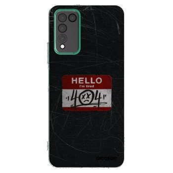 Picasee silikónový prehľadný obal pre Honor 10X Lite - HELLO 404
