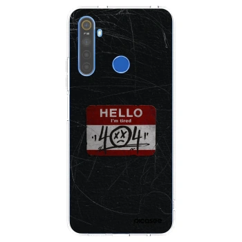Picasee silikónový prehľadný obal pre Realme 5 - HELLO 404