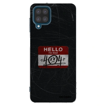 Picasee silikónový prehľadný obal pre Samsung Galaxy A12 A125F - HELLO 404