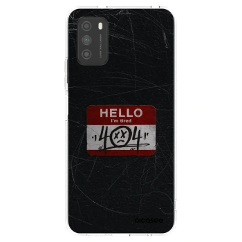 Picasee silikónový prehľadný obal pre Xiaomi Poco M3 - HELLO 404