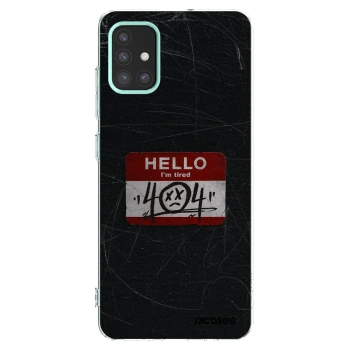 Picasee silikónový prehľadný obal pre Samsung Galaxy M31s - HELLO 404
