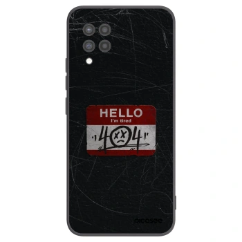 Picasee silikónový čierny obal pre Samsung Galaxy A42 A426B - HELLO 404