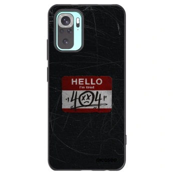 Picasee silikónový čierny obal pre Xiaomi Redmi Note 10 Pro - HELLO 404