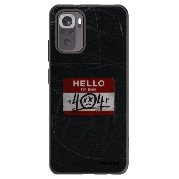Picasee silikónový čierny obal pre Xiaomi Redmi Note 10S - HELLO 404
