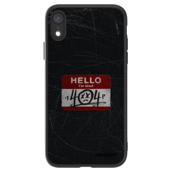 Picasee ULTIMATE CASE pro Apple iPhone XR - HELLO 404