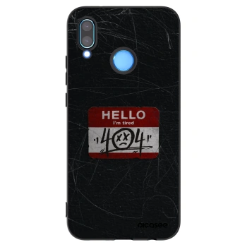 Picasee silikónový čierny obal pre Huawei P20 Lite - HELLO 404