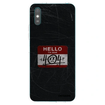 Picasee silikónový prehľadný obal pre Xiaomi Redmi 9AT - HELLO 404