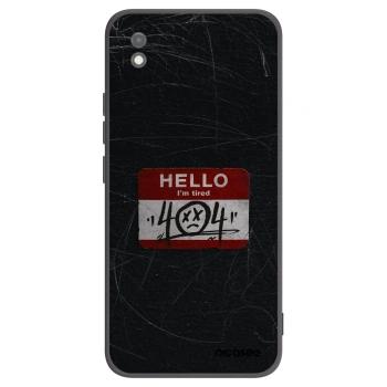 Picasee silikónový čierny obal pre Xiaomi Redmi 9AT - HELLO 404