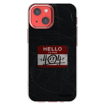 Picasee silikónový prehľadný obal pre Apple iPhone 13 mini - HELLO 404