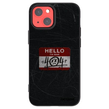 Picasee silikónový čierny obal pre Apple iPhone 13 mini - HELLO 404
