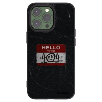 Picasee silikónový čierny obal pre Apple iPhone 13 Pro - HELLO 404