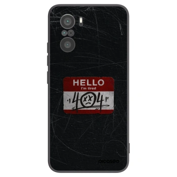 Picasee silikónový čierny obal pre Xiaomi Poco F3 - HELLO 404