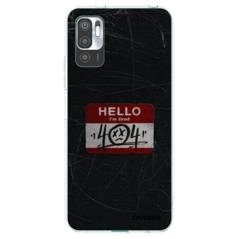 Picasee silikónový prehľadný obal pre Xiaomi Redmi Note 10 5G - HELLO 404