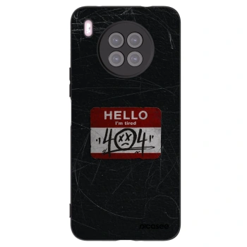 Picasee silikónový čierny obal pre Huawei Nova 8i - HELLO 404