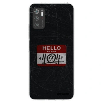Picasee silikónový prehľadný obal pre Xiaomi Poco M3 Pro 5G - HELLO 404