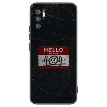 Picasee silikónový čierny obal pre Xiaomi Poco M3 Pro 5G - HELLO 404