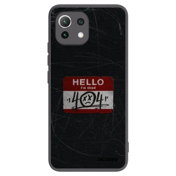 Picasee silikónový čierny obal pre Xiaomi 11 Lite 5G NE - HELLO 404