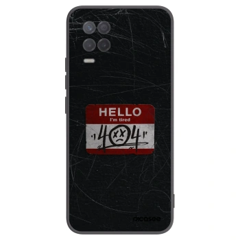Picasee silikónový čierny obal pre Realme 8 5G - HELLO 404
