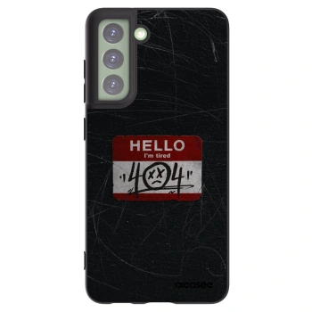 Picasee silikónový čierny obal pre Samsung Galaxy S21 FE 5G - HELLO 404