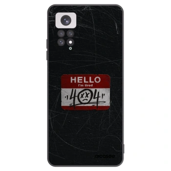 Picasee silikónový čierny obal pre Xiaomi Redmi Note 11 - HELLO 404
