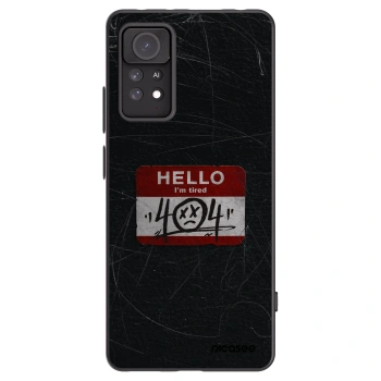 Picasee silikónový čierny obal pre Xiaomi Redmi Note 11 Pro 5G - HELLO 404