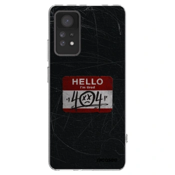 Picasee silikónový prehľadný obal pre Xiaomi Redmi Note 11 Pro 5G - HELLO 404