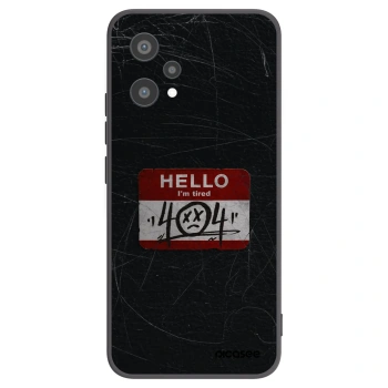 Picasee silikónový čierny obal pre Realme 9 Pro 5G - HELLO 404