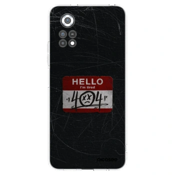 Picasee silikónový prehľadný obal pre Xiaomi Poco X4 Pro 5G - HELLO 404