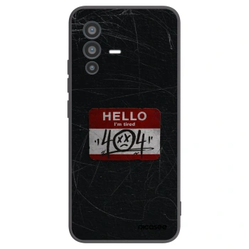 Picasee silikónový čierny obal pre Vivo V23 5G - HELLO 404