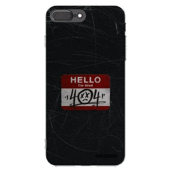 Picasee silikónový prehľadný obal pre Apple iPhone 8 Plus - HELLO 404
