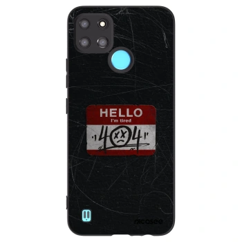 Picasee silikónový čierny obal pre Realme C21Y - HELLO 404