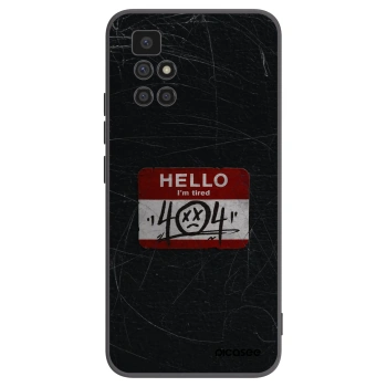 Picasee silikónový čierny obal pre Xiaomi Redmi 10 (2022) - HELLO 404