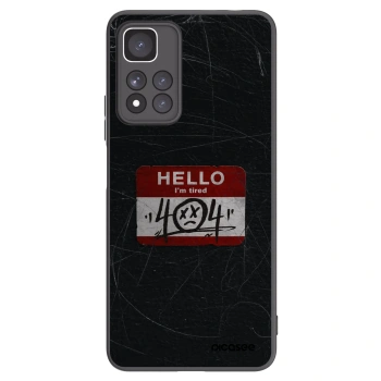 Picasee silikónový čierny obal pre Xiaomi Redmi Note 11 Pro+ 5G - HELLO 404
