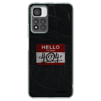 Picasee silikónový prehľadný obal pre Xiaomi Redmi Note 11 Pro+ 5G - HELLO 404