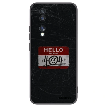 Picasee silikónový čierny obal pre Honor 70 - HELLO 404