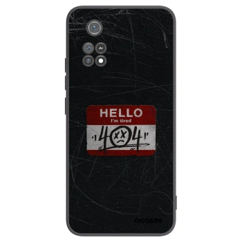 Picasee silikónový čierny obal pre Xiaomi Poco M4 Pro - HELLO 404