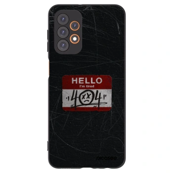 Picasee silikónový čierny obal pre Samsung Galaxy A23 A235F 4G - HELLO 404