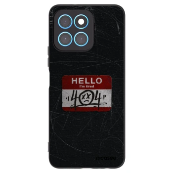 Picasee silikónový čierny obal pre Honor X8 5G - HELLO 404