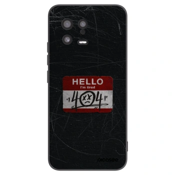 Picasee silikónový čierny obal pre Xiaomi 13 - HELLO 404