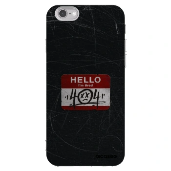 Picasee silikónový prehľadný obal pre Apple iPhone 6/6S - HELLO 404