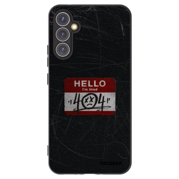 Picasee silikónový čierny obal pre Samsung Galaxy A34 5G A346B - HELLO 404