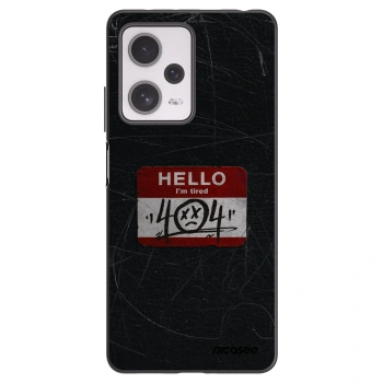 Picasee silikónový čierny obal pre Xiaomi Redmi Note 12 Pro+ 5G - HELLO 404
