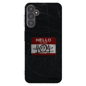 Picasee silikónový prehľadný obal pre Samsung Galaxy A14 4G A145R - HELLO 404