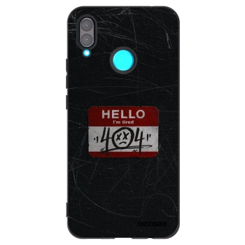 Picasee silikónový čierny obal pre Huawei Nova 3 - HELLO 404