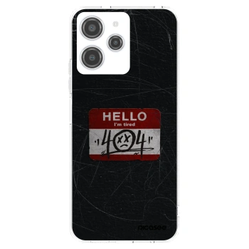 Picasee silikónový prehľadný obal pre Xiaomi Redmi 12 4G - HELLO 404